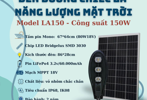 Đèn đường chiếc lá 150W