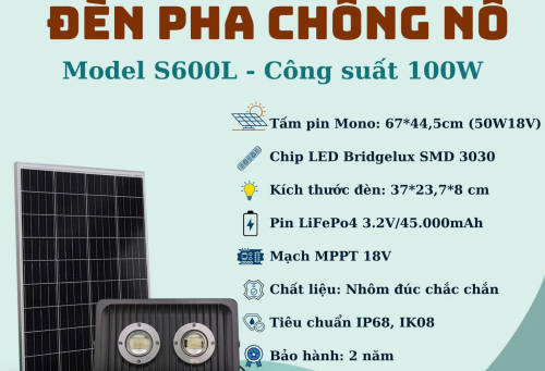 Đèn pha chống nổ  100W